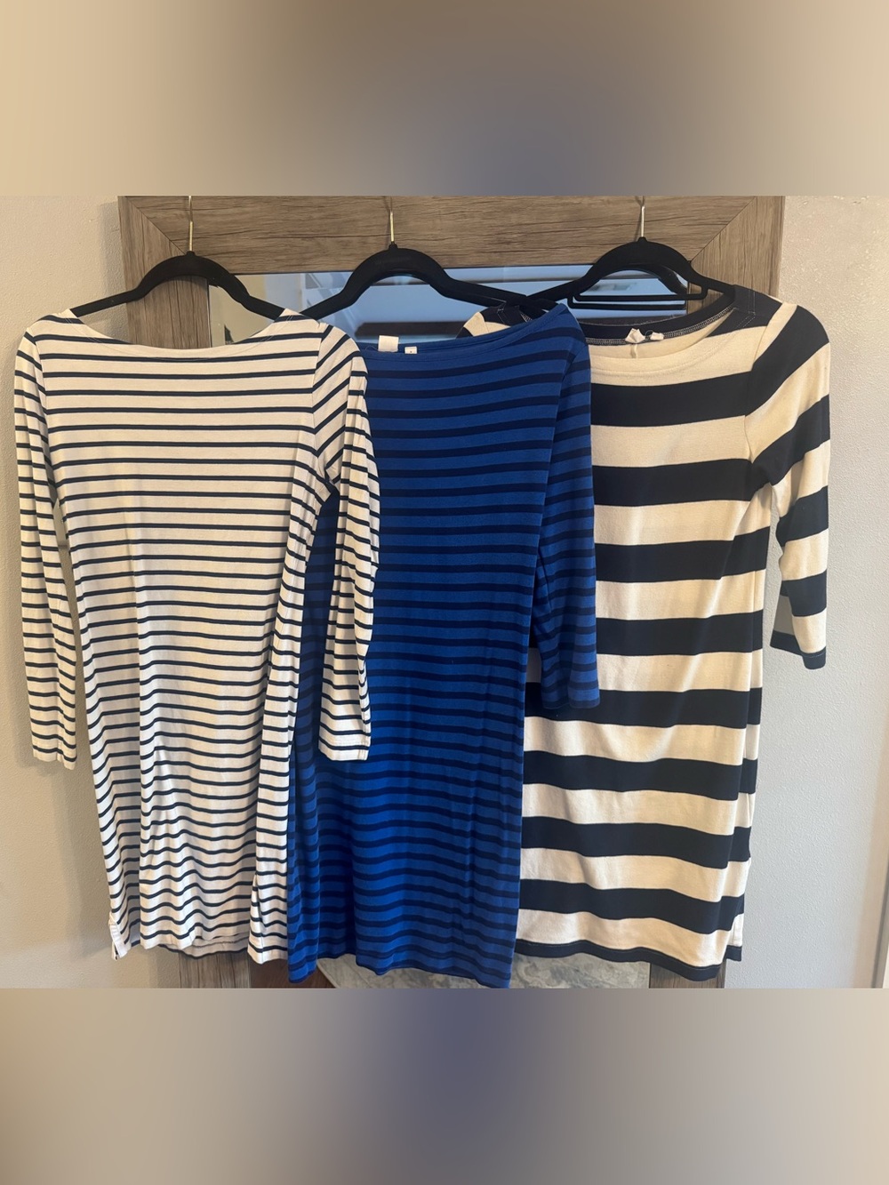 Vineyard Vines and Gap Striped Boatneck Knit Dresses